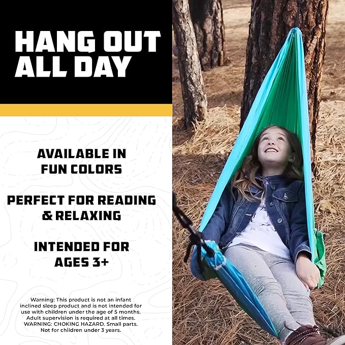 Wise Owl Outfitters Hammock for Camping Hammocks Gear for The Outdoors Backpacking Survival or Travel - Portable Lightweight Parachute Nylon - Up to 500lbs