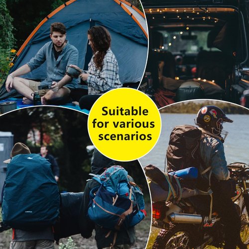 BISINNA Cotton Flannel Sleeping Bag for Adults Backpacking Camping Sleeping Bag 3 Season Envelope Sleeping Bags for Hiking
