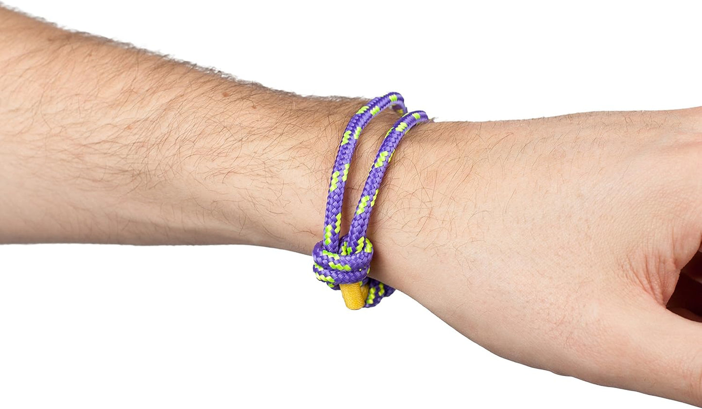 Wind Passion - Rope Bracelet for Men & Women - Adjustable Sailors Knot Paracord Bracelet - Waterproof & Sturdy