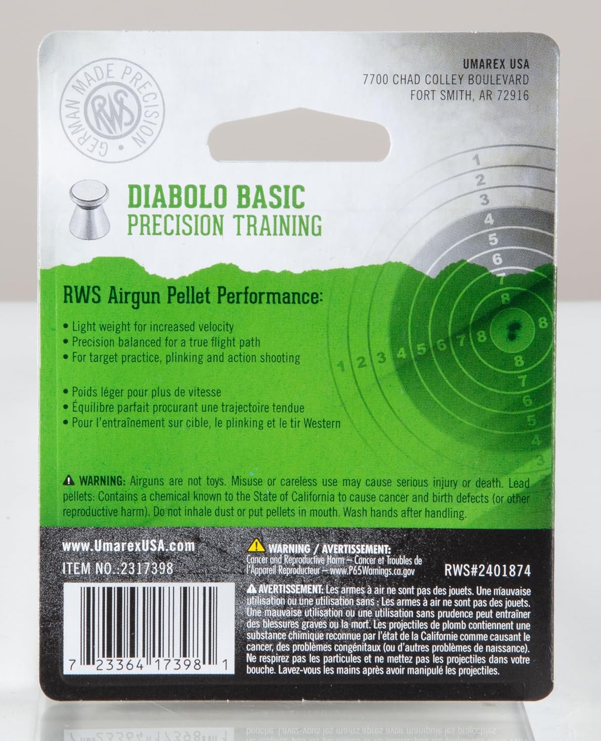 Rheinisch-Westfalische 2317398 RWS Diabolo 2317398