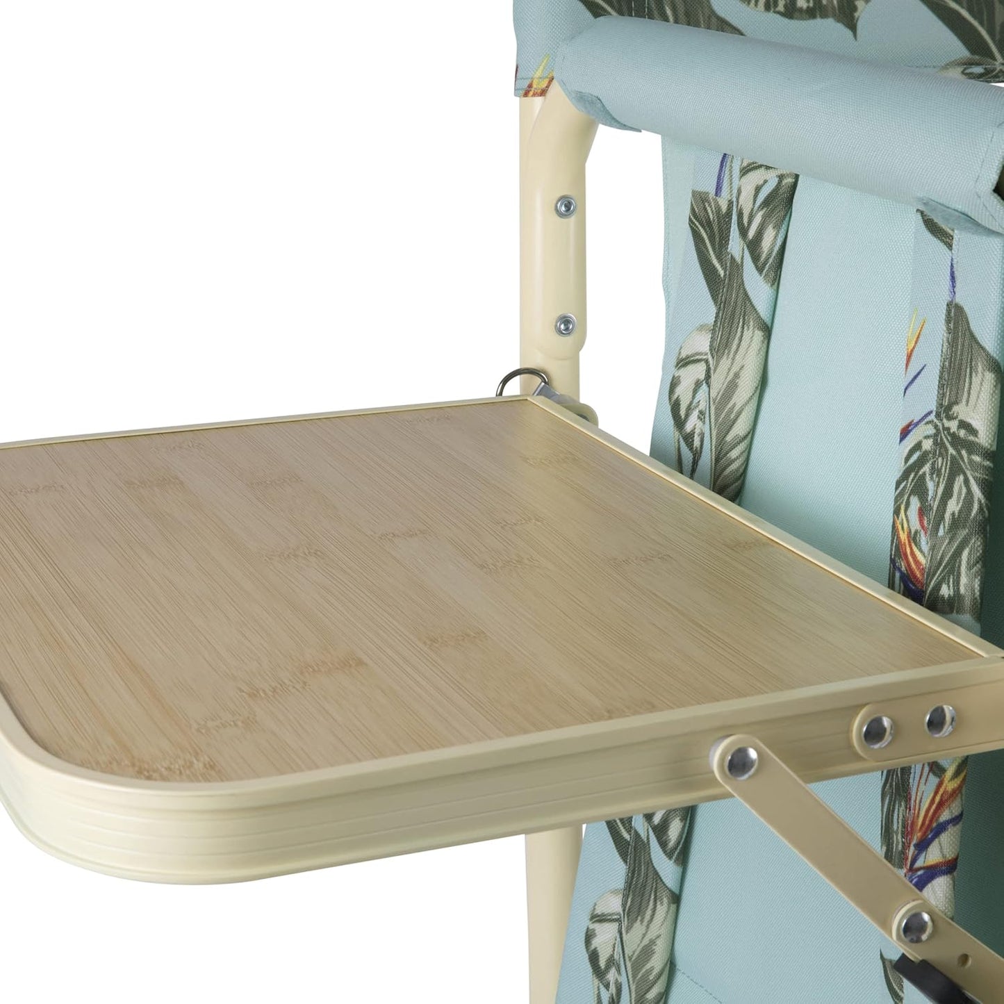 Picnic TIME Outdoor Directors Chair with Side Table, Beach Chair for Adults, Camping Chair with Table
