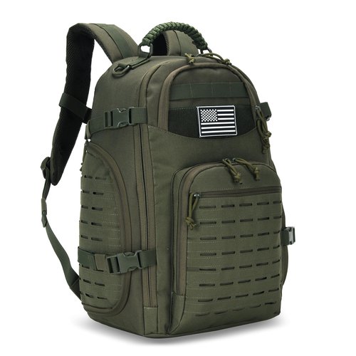 30L Hiking Backpack Lightweight Outdoor Daypack Camping Backpack Outdoor Travel Daypack Day Pack for Man Woman (Army Green)