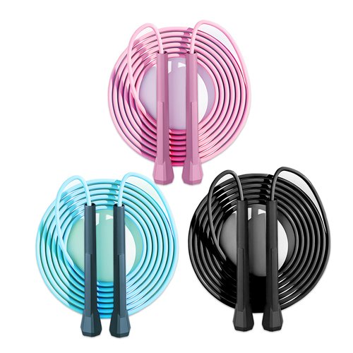 Sufeasdf kids Jump Rope - Speed Jump Rope for Kids 8-12,Lightweight,Tangle-Free, Adjustable,Perfect for Toddlers,Adult Beginners,Jumprope for Fitness,Enhance Endurance and Speed Workouts (3PC)