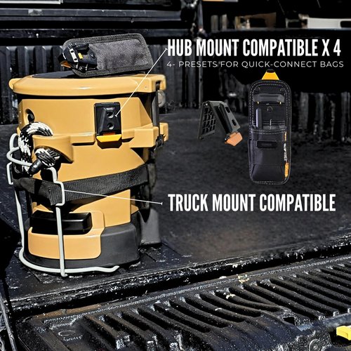 Animus Cooler- Work, Fishing, Hunting & Recreation-Durable Bucket Coolers with Organization. Food-Water-Gear Storage