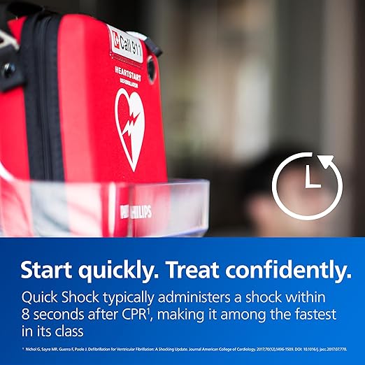 Philips HeartStart Home AED Defibrillator with Training Pads Cartridge, M5068A-C02
