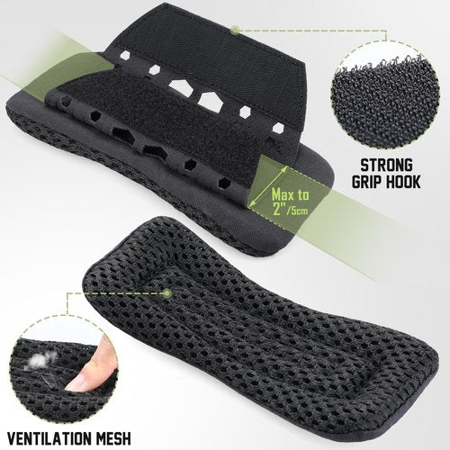 WYNEX Shoulder Strap Pad for Vest Carrier, 2 Pack Tactical Plate Shoulder Pads Strap Cushion Vest Accessories Shoulders Pads Soft Mesh Pads with Tactical Gear for Men