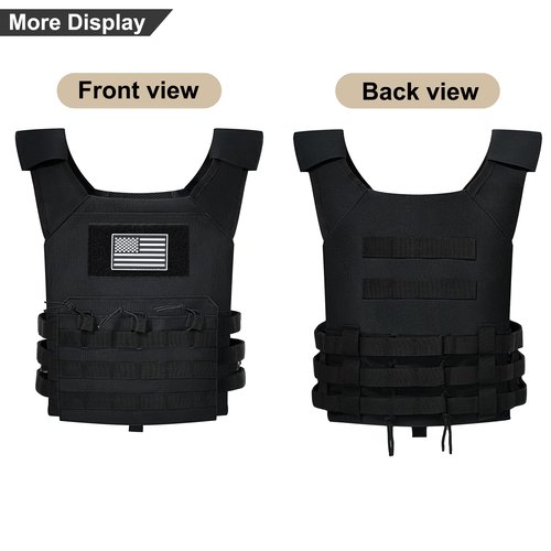XIELIXIA Tactical Vest Youth Army Costume,Adjustable Training Protective Outdoor Vest,Suitable for Airsoft Paintball Game Equipment