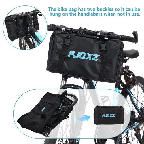 tamthy Bicycle Travel Bag Folding Bike Bag 26 inch 1680D Waterproof Bike Packing Bags Bicycle Travel Case Carrier Bag for Train Air Travel