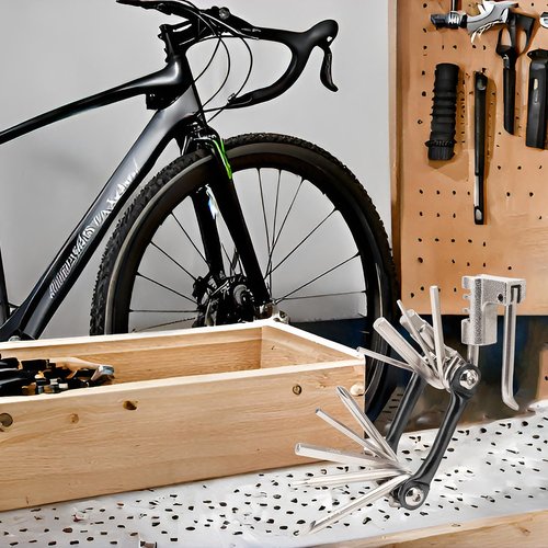 NIPNSCI Multi-tool for Road and Mountain Bikes - Chain Tool, Chain Breaker, Bike Multitool, Tire Repair Kit
