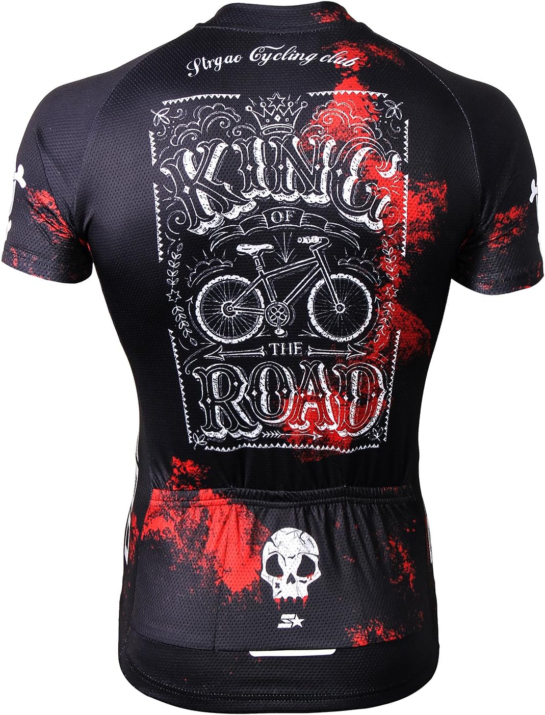 Strgao Men's Cycling Jersey Bike Short Sleeve Shirt
