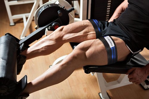 Blood Flow Restriction Bands - 2 Pack for Legs, Booty & Glutes, 3-Inch Wide Straps - DoubleWrap Occlusion Bands for Gym & Weight Lifting to Increase Muscle Mass in Women & Men