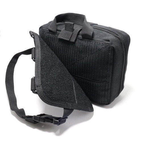 Tactical Large Capacity Admin Pouch Molle EDC EMT Utility Pouch Expandable Modular Accessories Organizer Medical Pocket (Black)