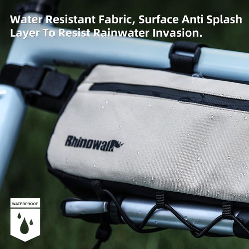 Rhinowalk Bike Frame Bag Bicycle Under Top Tube Bag Triangle Bag Cycling Tools Storage Bag for Road Bike Gravel Bike Accessory