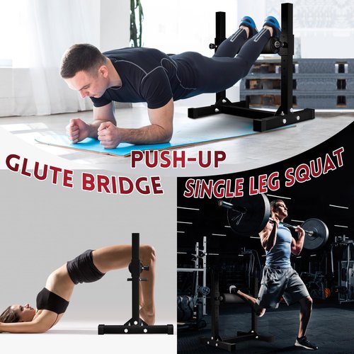 Fitvids Bulgarian Split Squat Roller, One Leg Squat Machine, Lower Body Strength Trainer, Black