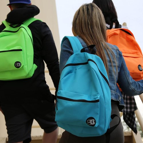 BAZIC 1051 Classic Backpack, Blue, 17"