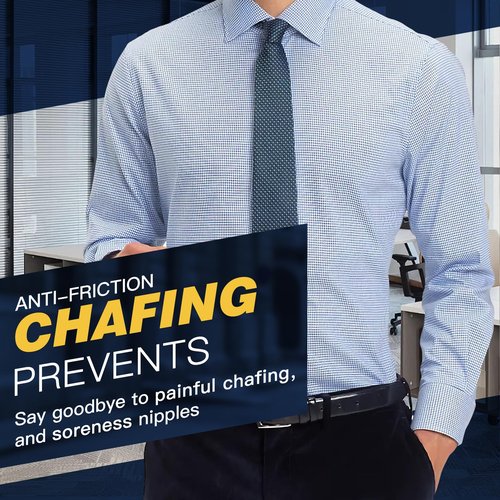 Nipple Covers Men,100Pcs (50 Pairs) Anti-Chafing Nipple Covers for Men, No-Show Mens Nipple Guard Tape for Running, Sports, and Daily Wear (Beige 25 Pairs + White 25 Pairs)