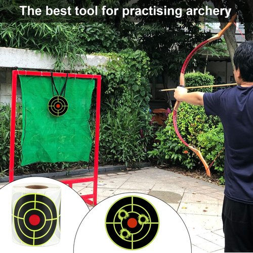 3 Inch Splatter Targets for Shooting & Archery Practice (1 Roll/200 Pcs)
