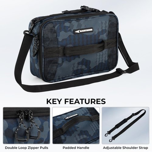 KastKing BaitSpace Insulated Fishing Lunch Bag, Holds Up to 6 Drinks or Lunch, Portable Cooler Bag for Boat, Kayak, Ice Fishing, Pier, Bank, Dock, Keeps Food & Drinks Hot or Cold for Hours