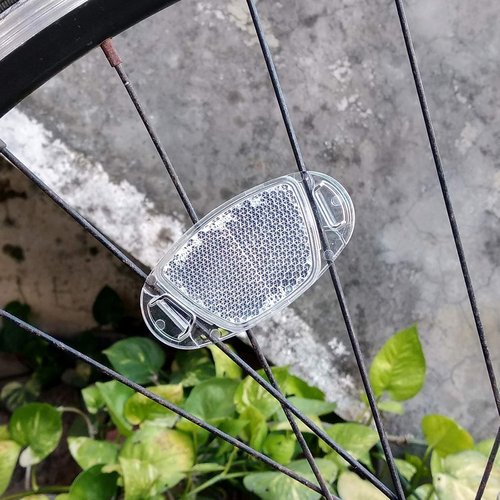 2PCS Warning Reflector Bicycle Strip for Rim Spoke Wheel
