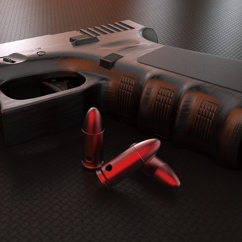 CTPAUITF Training Snap Caps Dummy Rounds, Durable CNC-Machined Aluminum Alloy Safe for Handling Drills & Dry Fire Practice, Ideal for Shooting Skill Training. (9mm-red(12 Rounds))
