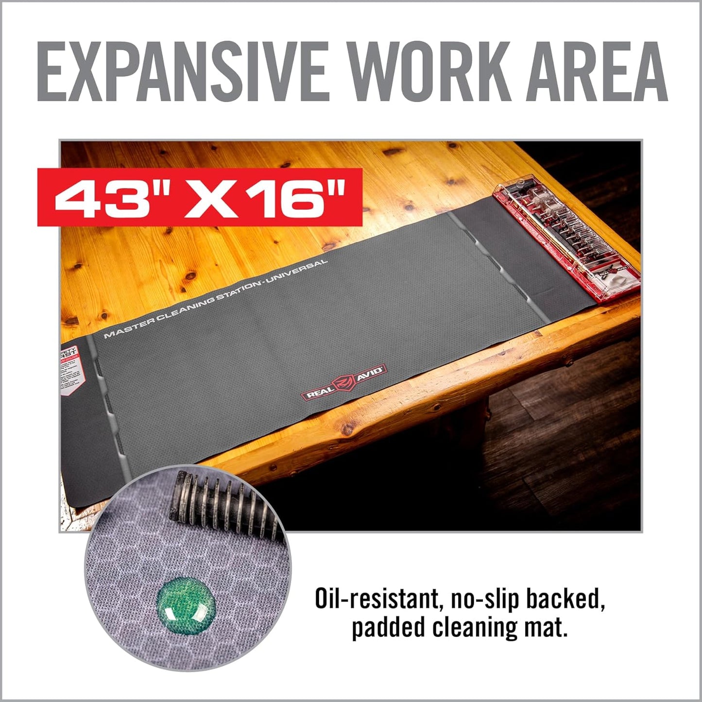 Real Avid Master Cleaning Station - Universal Gun Cleaning Kit, Choose Between Handgun or Universal Gun Cleaning Station