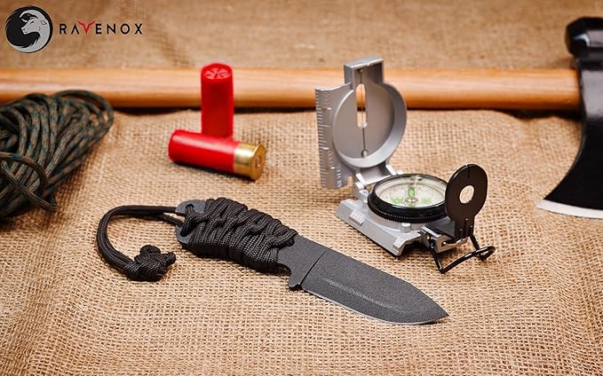 Ravenox Type III 550 Paracord | Genuine Military 550 Cord (Coyote)(50 Feet)| 7 Inner Strand, 100% Twisted Nylon Cordage | Parachute Cord Rope for Military, Survival, Outdoor Recreation | Made in USA
