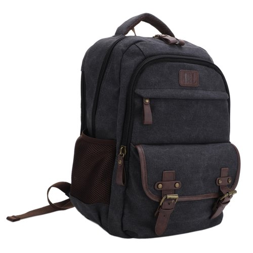 JESSIE & JAMES Alpine CCW Lock and Key For Men Women Outdoors Backpack - Black