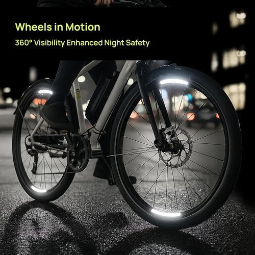 330 Reflective Stickers for Hard Surfaces Oval 5 Pack - Bicycle Frame, Helmet, Stroller, Scooter, Pedals - 5 Sheets - 3.5 x 5.5 Inch Sheet - 150 Retro Reflective Stickers 330 Candle Power