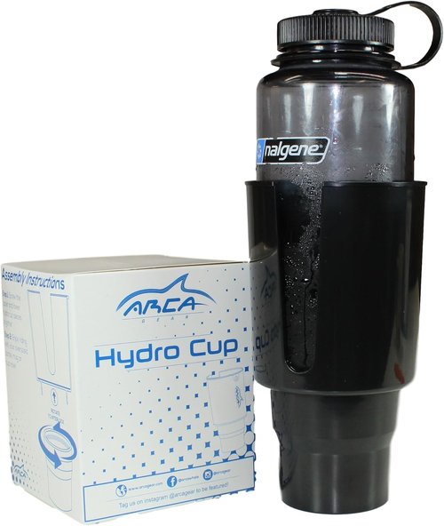 Hydro Cup - Car Cup Holder Adapter for Hydro Flasks (32/40 Ounce), Nalgenes (32/48 Ounce), Yeti Ramblers (36 Ounce), Klean Kanteens (32/40 Ounce), and Other Large Bottles