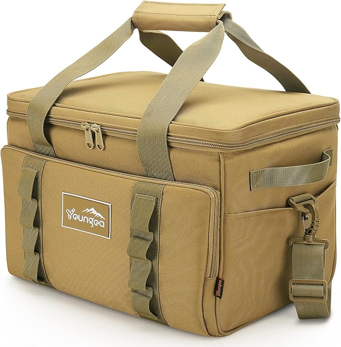 Cooler Bag 48-Can Insulated Leakproof Soft Cooler Large Collapsible Portable Travel Cooler Bags 32L for Picnic, Waterproof Soft Ice Chest for Camping, Beach, Fishing, Outdoor - 32 Quart