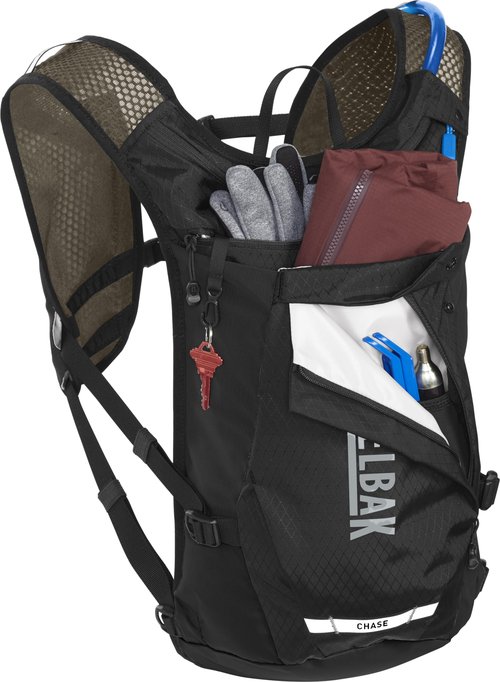 CamelBak Chase Adventure 8 Hydration Vest- For Gravel, Mountain, Bikepacking and Endurace Cycling- 2L Reservoir, Black/Earth