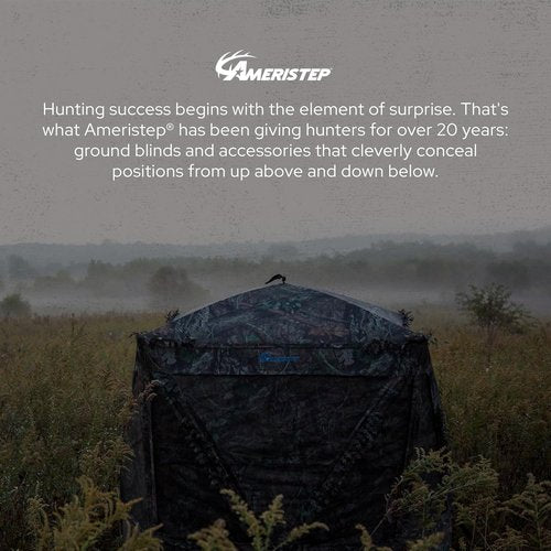 Ameristep Care Taker Kick Out Pop-Up Ground Blind, Premium Hunting Blind