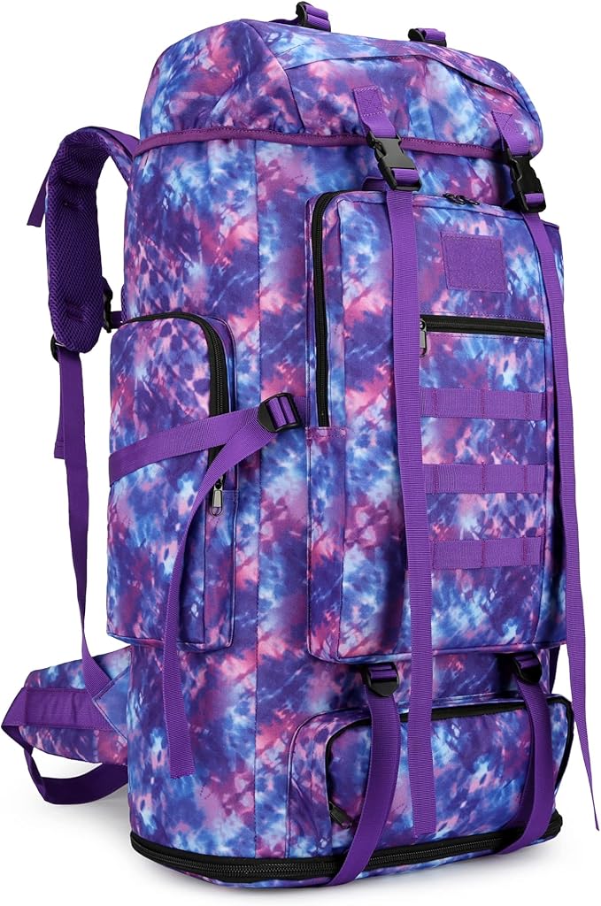 100L Hiking Camping Backpack Tactical Backpack for Men Large Survival Hunting Waterproof Backpack Molle Rucksack Military Camping Backpacking Daypack