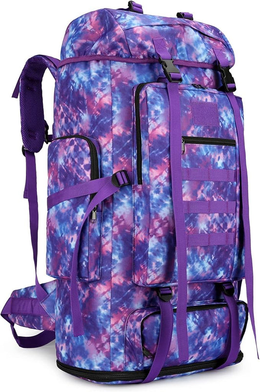 100L Hiking Camping Backpack Tactical Backpack for Men Large Survival Hunting Waterproof Backpack Molle Rucksack Military Camping Backpacking Daypack