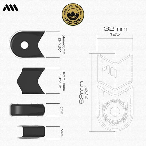 All Mountain Style Crank Defender – Crank Boot Protector Supports High Impact and Scratch Protection - Crankset Cover Sleeve Arm Helps Protect and Style Your Bikes Crank Arm (Green Boots)