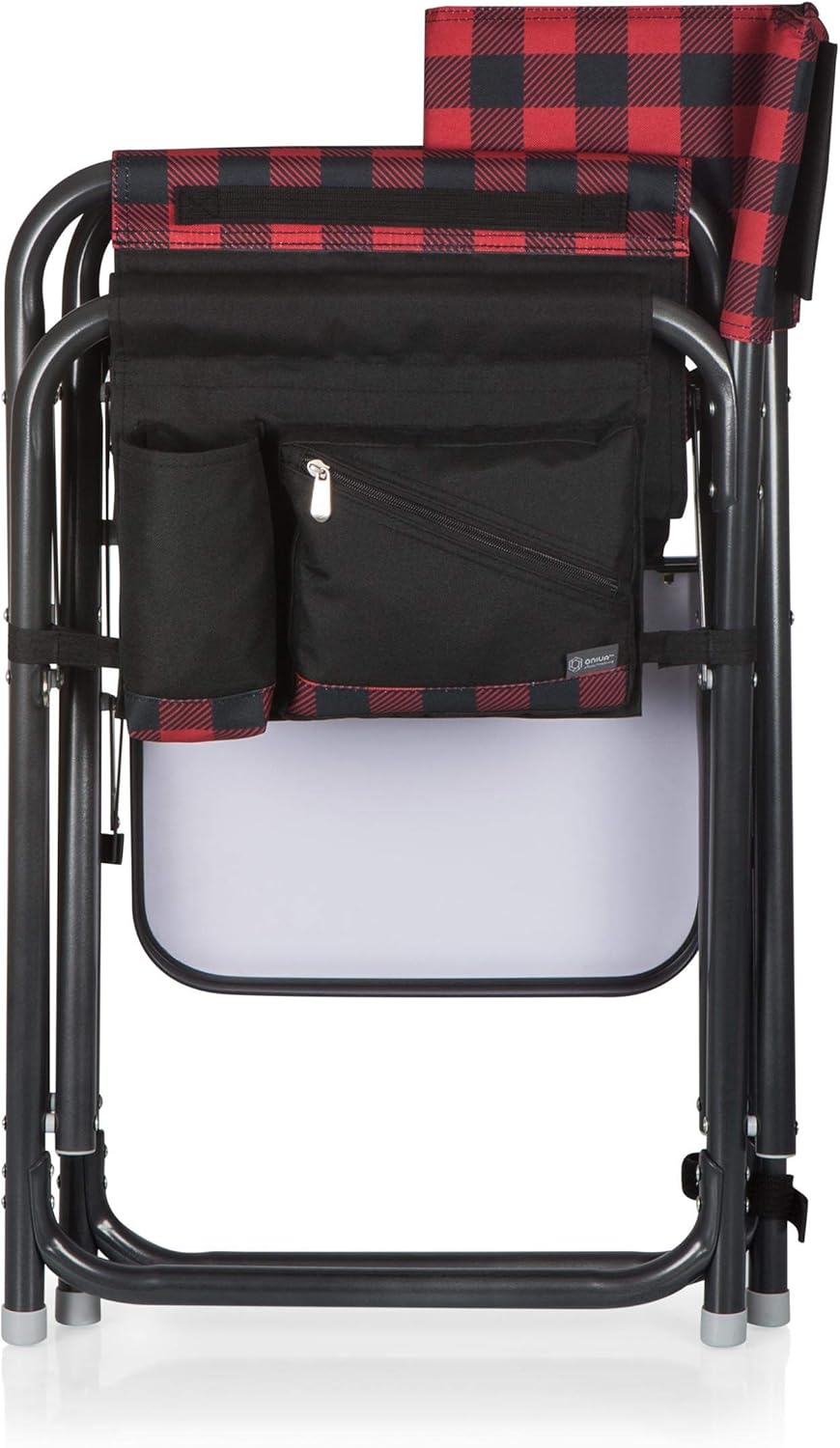 Picnic TIME Outdoor Directors Chair with Side Table, Beach Chair for Adults, Camping Chair with Table