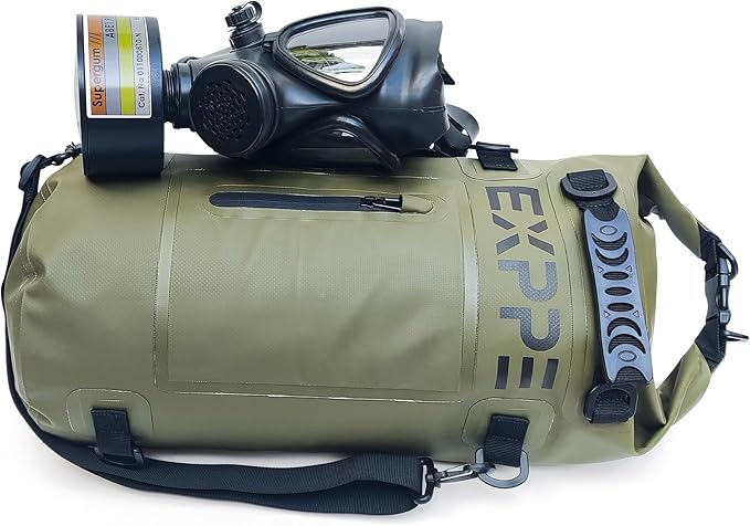 Prepper Gear and Supplies M15 Dry Bag, nuclear survival kit dry bag and gas mask bag dry storage