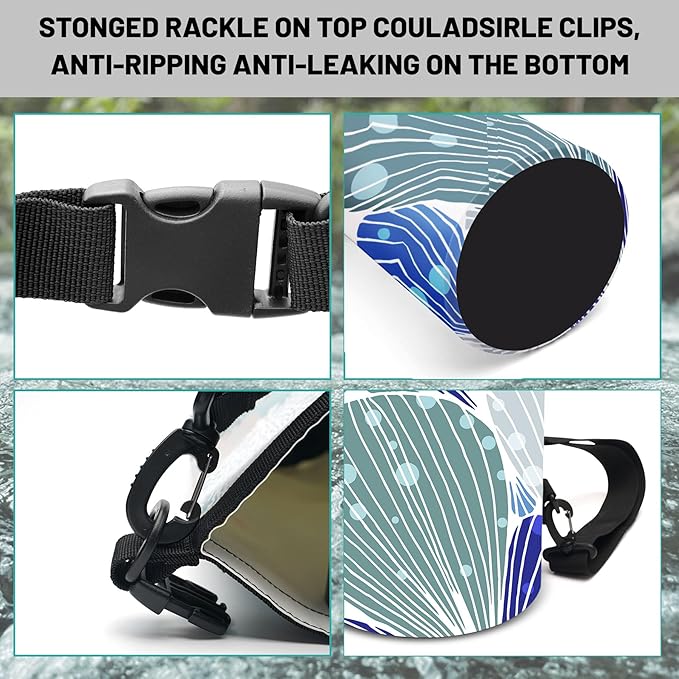 Waterproof Dry Bag,Roll Top Modern Abstract Art Heart Shape Small Waterproof Backpack 5L/10L/20L Floating and Lightweight Bags for Kayaking, Boating, Fishing, Swimming and Camping