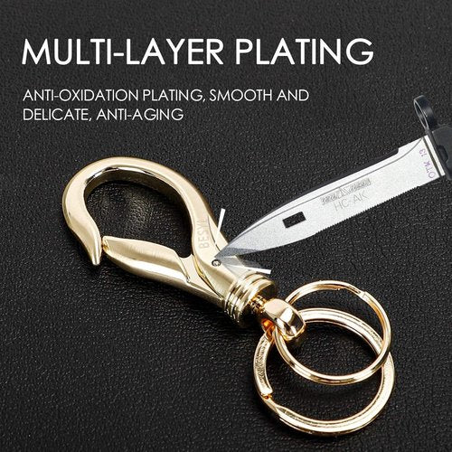 Commerce Keychain with 2 Key Rings, Office and School Heavy Duty Car Key Chain for men and women.
