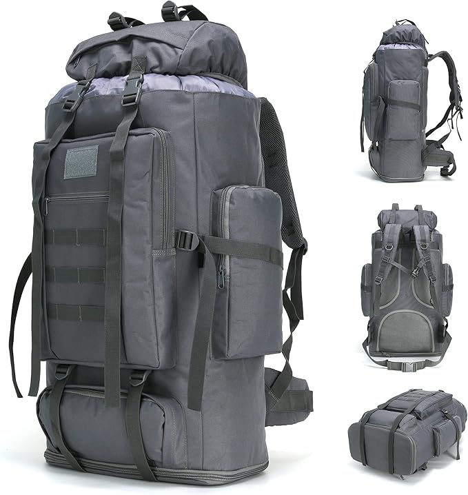 NMJVJL 100L Camping Hiking Military Tactical Backpack Outdoor Climbing Sport Bags for Camping,Backpacking