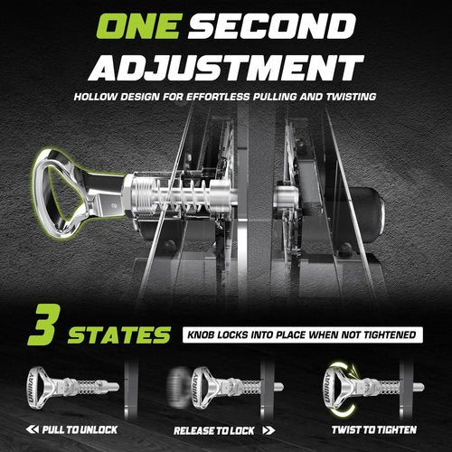 UNIRAY Weight Bench, Workout Bench for Home Gym with 1200LBS Weight Capacity, Adjustable Back/Seat/Foot Hook for Bench Press Strength Training, Gym Bench Level Incline Bench Exercise at Home