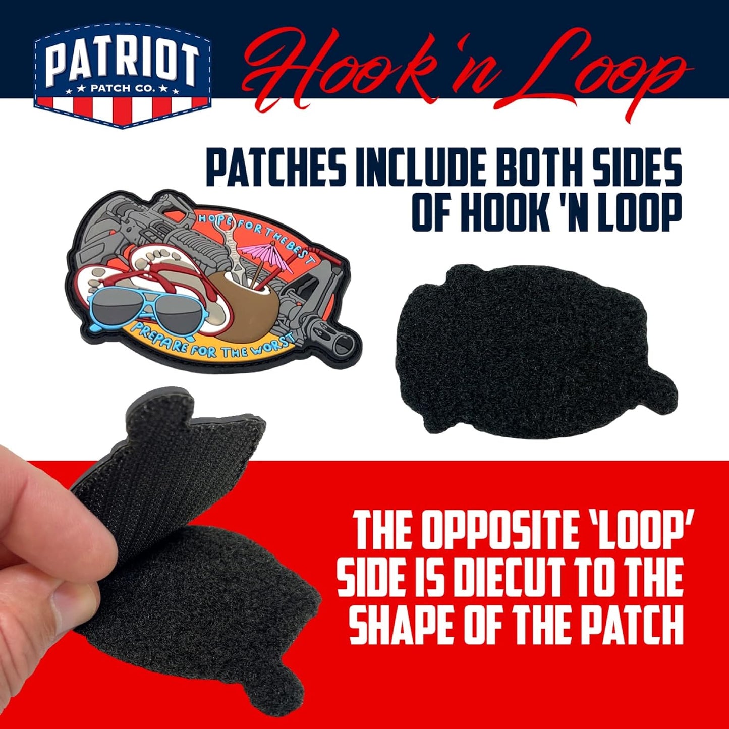 Patriot Patch Co - Horseshoes & Hand Grenades - Patch