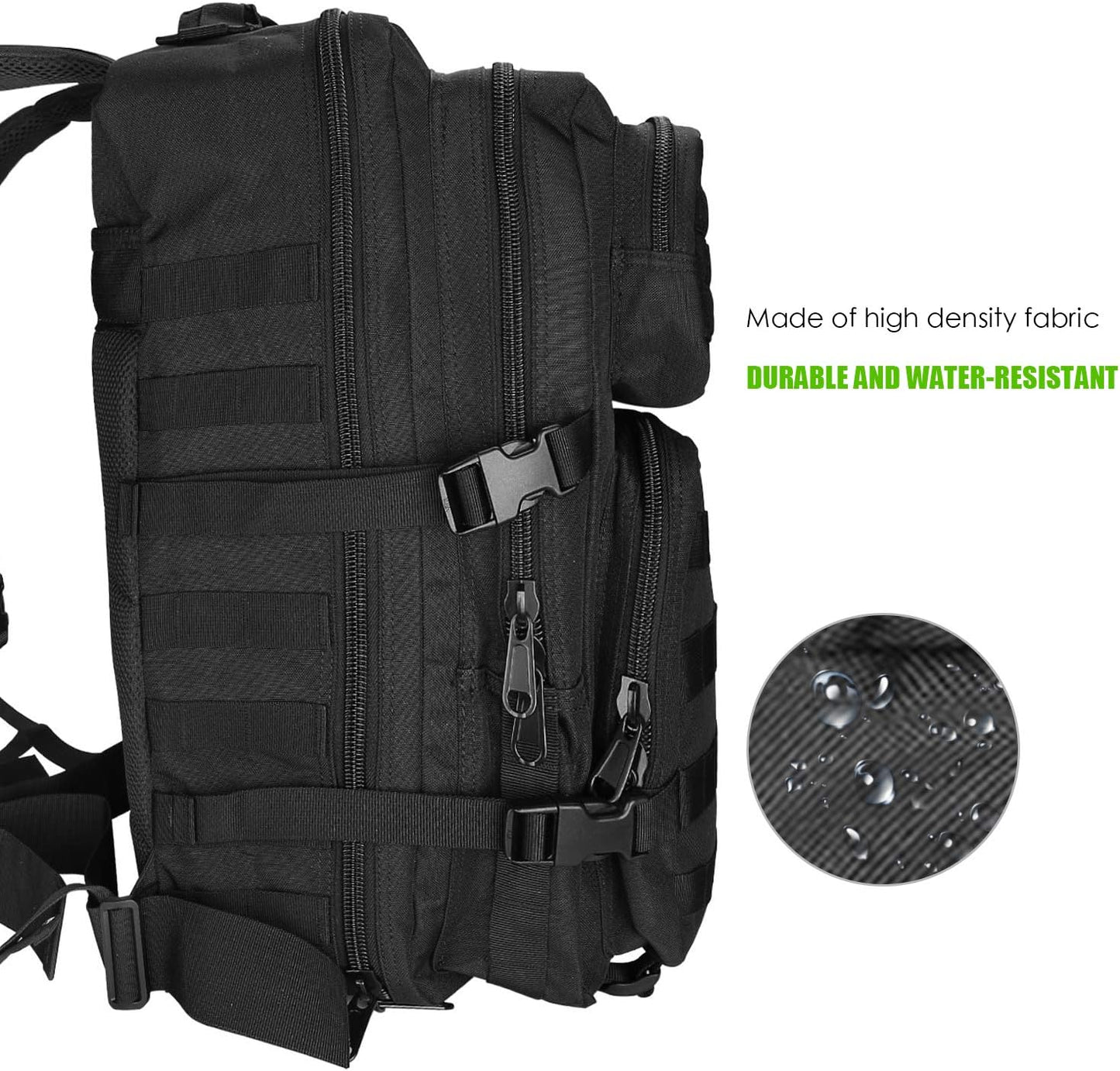 ProCase Tactical Backpack Bag 40L Large 3 Day Military Army Outdoor Assault Pack Rucksacks Carry Bag Backpacks