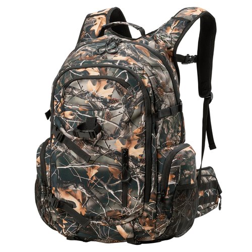 UNIHIMAL Hunting Backpack for Men, Waterproof Camo Backpacks for Hunt with Rain Cover, Durable Large Capacity Day Pack Hunting Gear Accessories for Men
