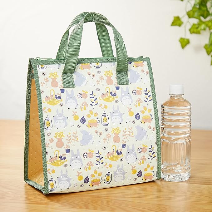 Skater My Neighbor Totoro Thermal Insulated Lunch Bag with Zip Closure - Foraging