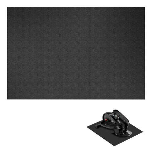 Ellipse Machine Non-Slip Mat, Apply to Under Desk Elliptical Peddler While Sitting, Perfect for Electric Seated Foot Pedal Exerciser, Enhanced Stability & Floor Protection (Black)