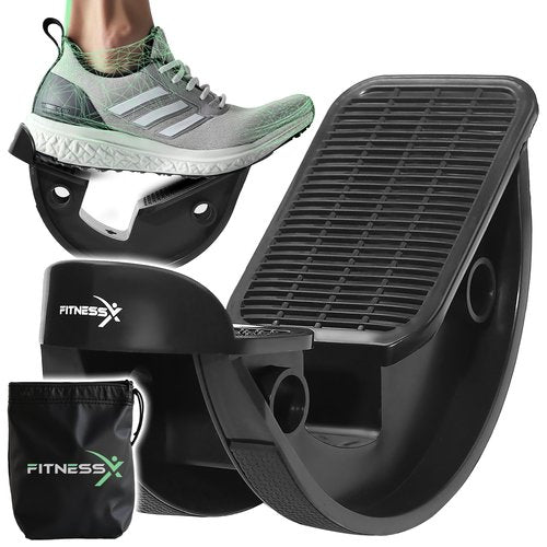 FitnessX Foot Rocker, Durable Calf Stretcher for Achilles Tendon Relief, Plantar Fasciitis Recovery, and Ankle Pain Support, Calf Exerciser, Foot Stretcher Strengthener, Non-Slip Design for Home, Gym