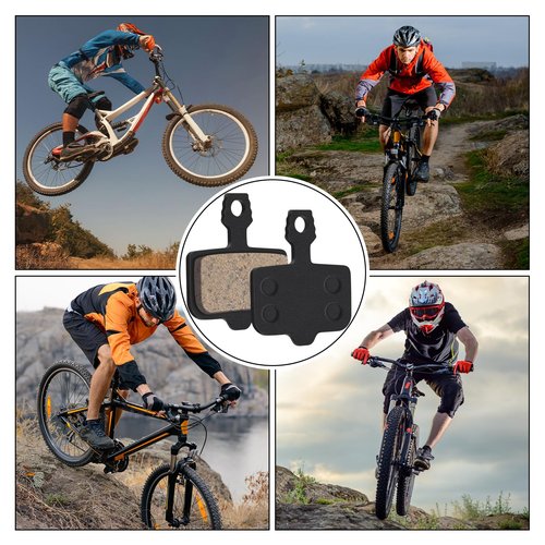 Gulfmew 4 Pairs Bike Disc Brake Pads Compatible with Sram Brake Pads, Compatible with Nutt Hydraulic