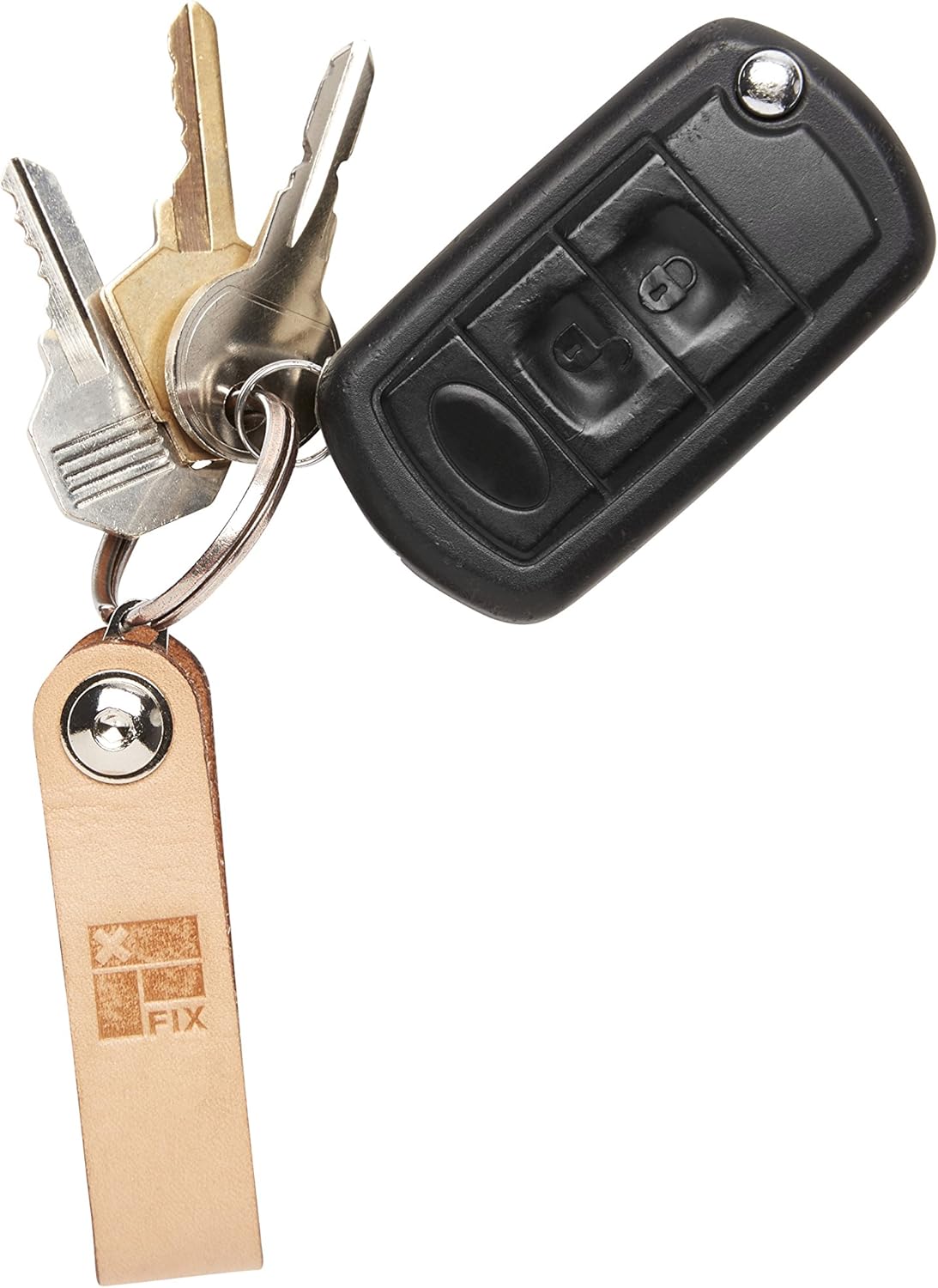 Surf Cloak Keychain fin key leather combo tool with bottle opener