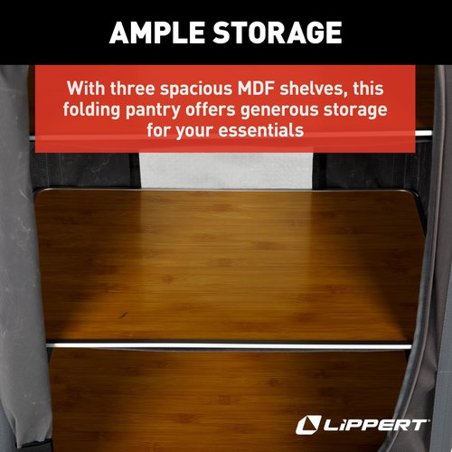 Lippert Components Camping Pantry - Grey